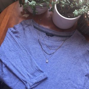 Lands End 3/4 Length Sleeves Sweater